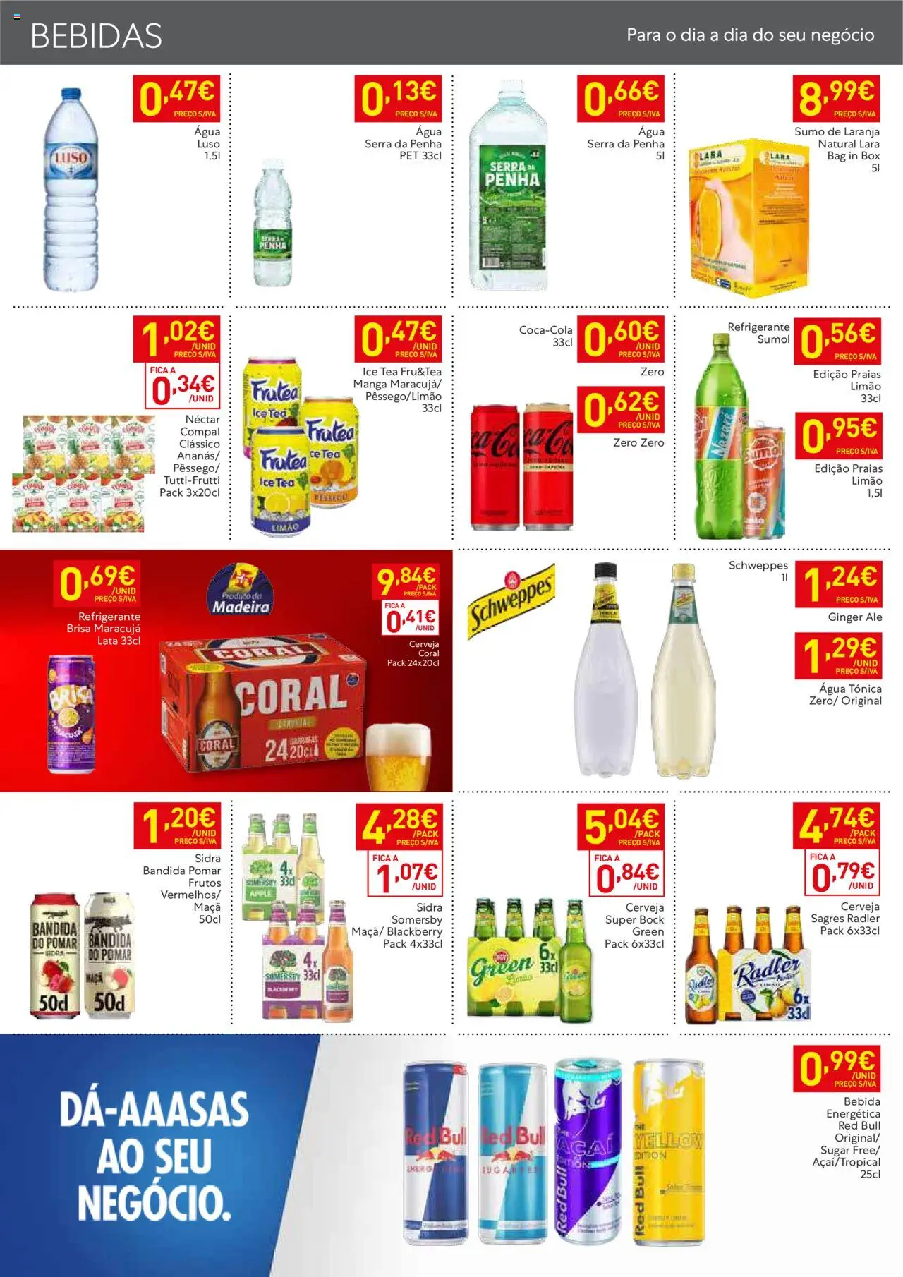 Recheio folheto Madeira │ válido de 05.08.2025 | Página: 12 | Produtos: Refrigerante, Super bock, Sumo, Cerveja
