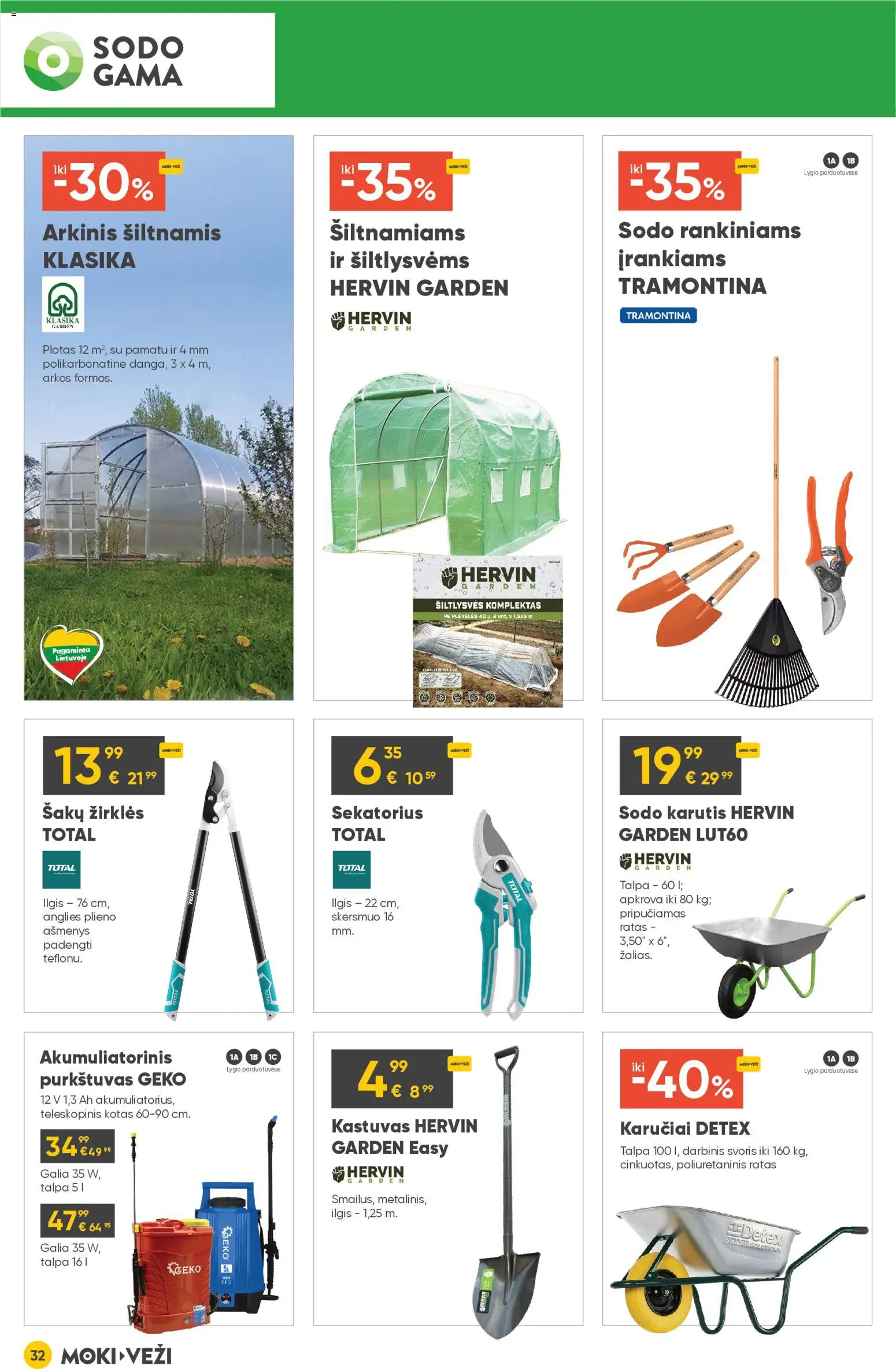 MOKI VEŽI akcijos nuo 05.03.2026 | Puslapis: 32 | Prekių: Akumuliatorius