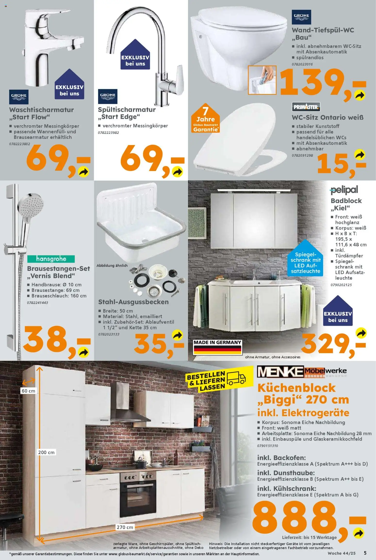 Globus Baumarkt prospekt Weinstadt-Endersbach	 – gültig ab 26.10.2025 | Seite: 5