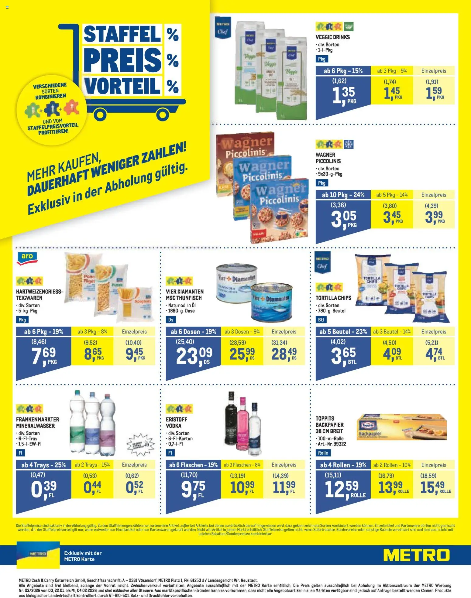 Metro CashBack Jänner 2026 gültig ab 27.01.2026 | Seite: 2 | Produkte: Chips, Öl