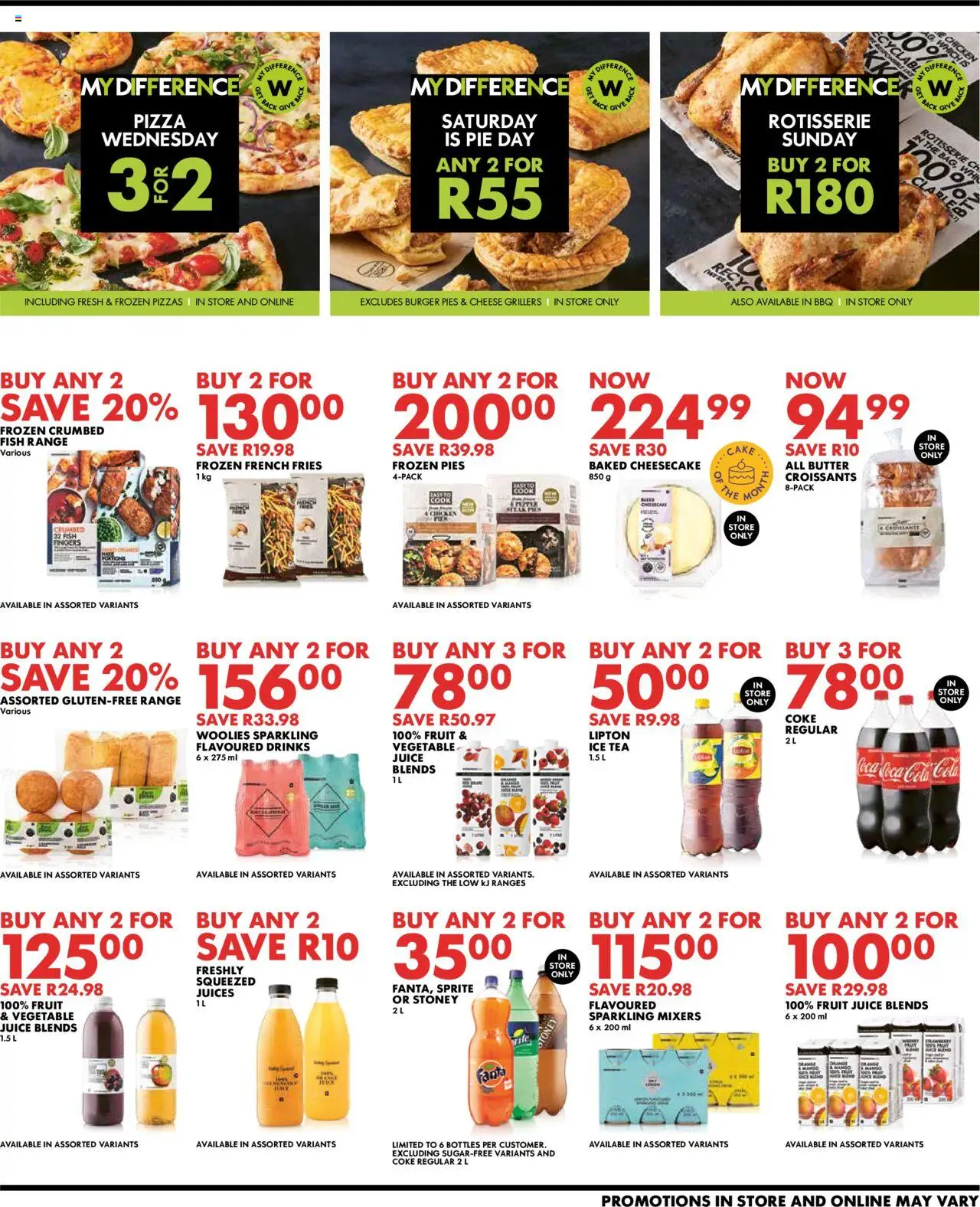 Woolworths Specials │ valid from 25.08.2025 | Page: 5 | Products: Pó talco, Cheese, Pizza, Stoney