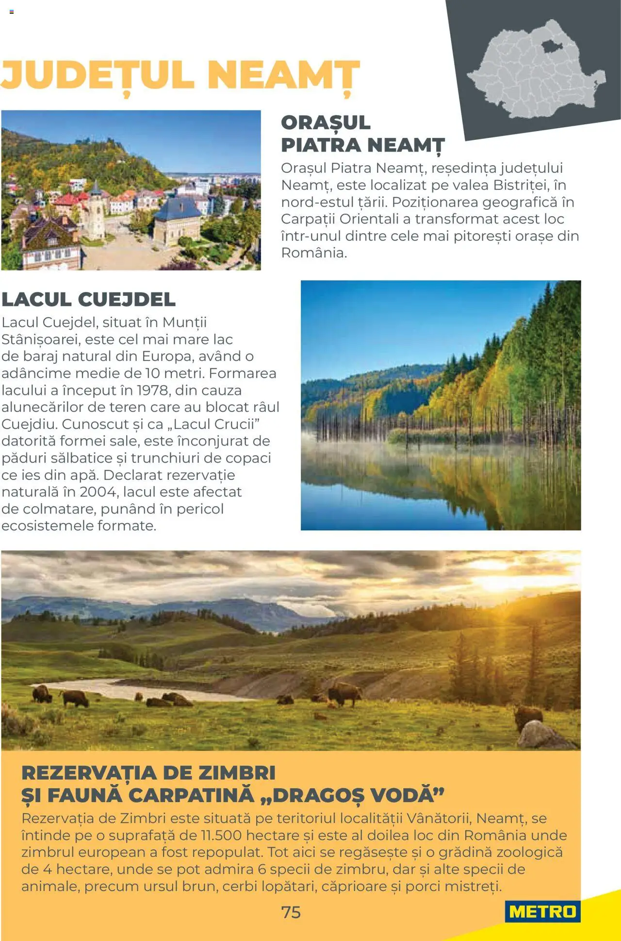 Metro catalog - Ghid de călătorie România – valabil de la 01.08.2025 | Pagină: 75
