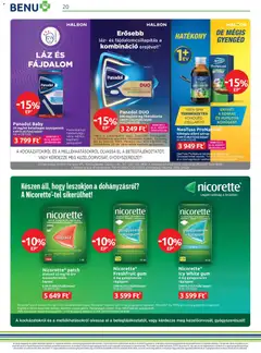 BENU Gyógyszertárak akciós újság - amely érvényes a következő dátumtól: 01.03.2026 | Oldal: 20
