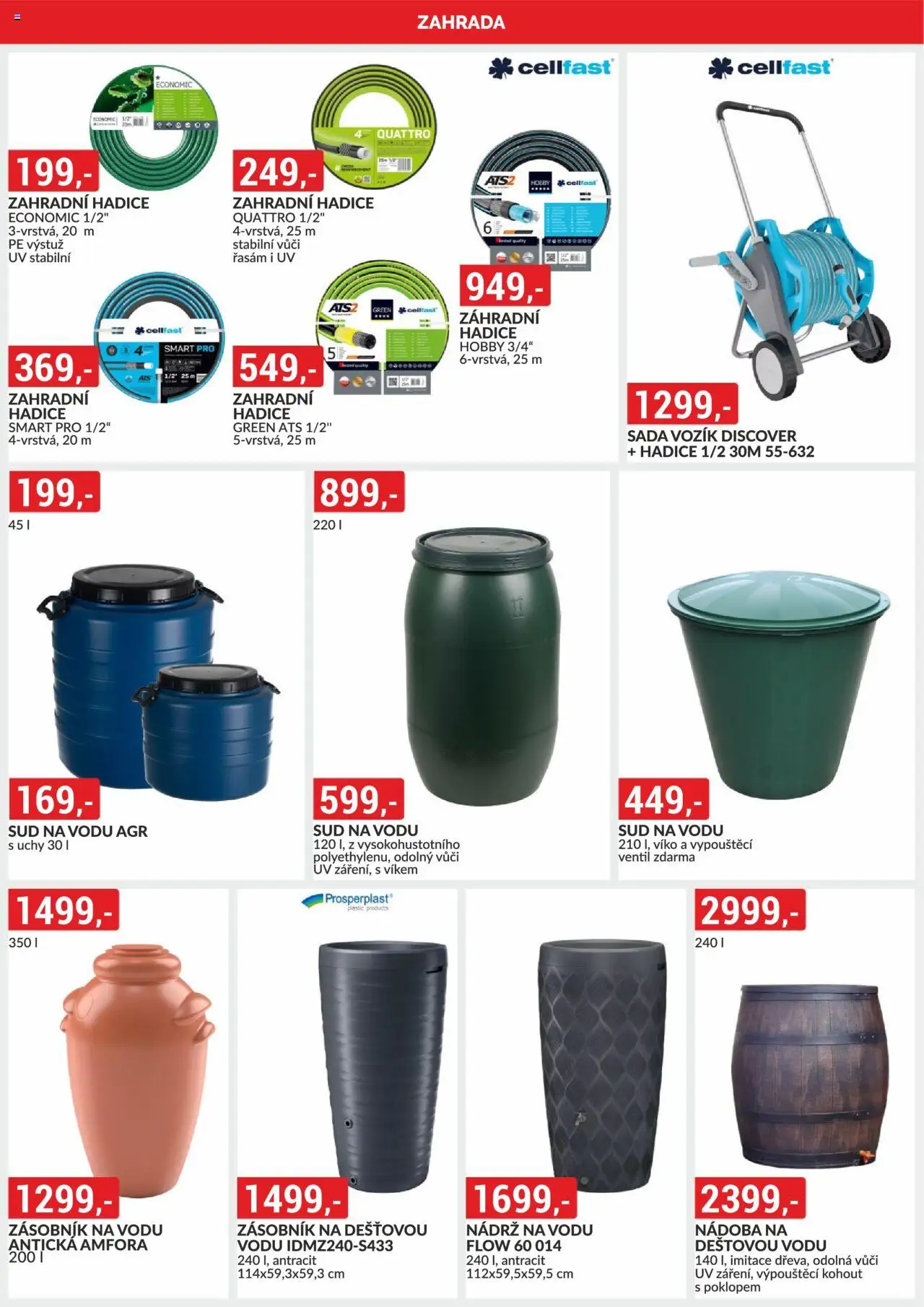 BAUMAX leták od 01.06.2025 | Strana: 12 | Produkty: Zásobník, Zahrada, Zahradní hadice, Sud na vodu