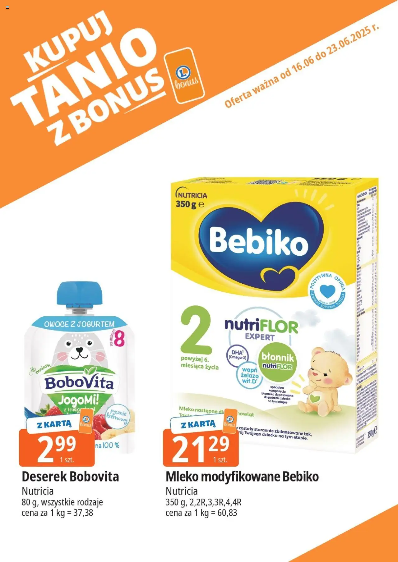E.Leclerc Gazetka - Kupony dodatkowe od 16.06.2025 | Strona: 14 | Produkty: Żelazo, Mleko modyfikowane, Mleko, Owoce