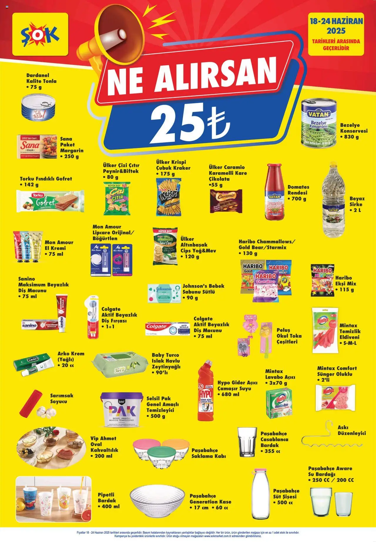 Şok Market Katalog - 18.06.2025 tarihinden itibaren geçerlidir | Sayfa: 2 | Ürünler: Gofret, Çikolata, Zselatin, Bant