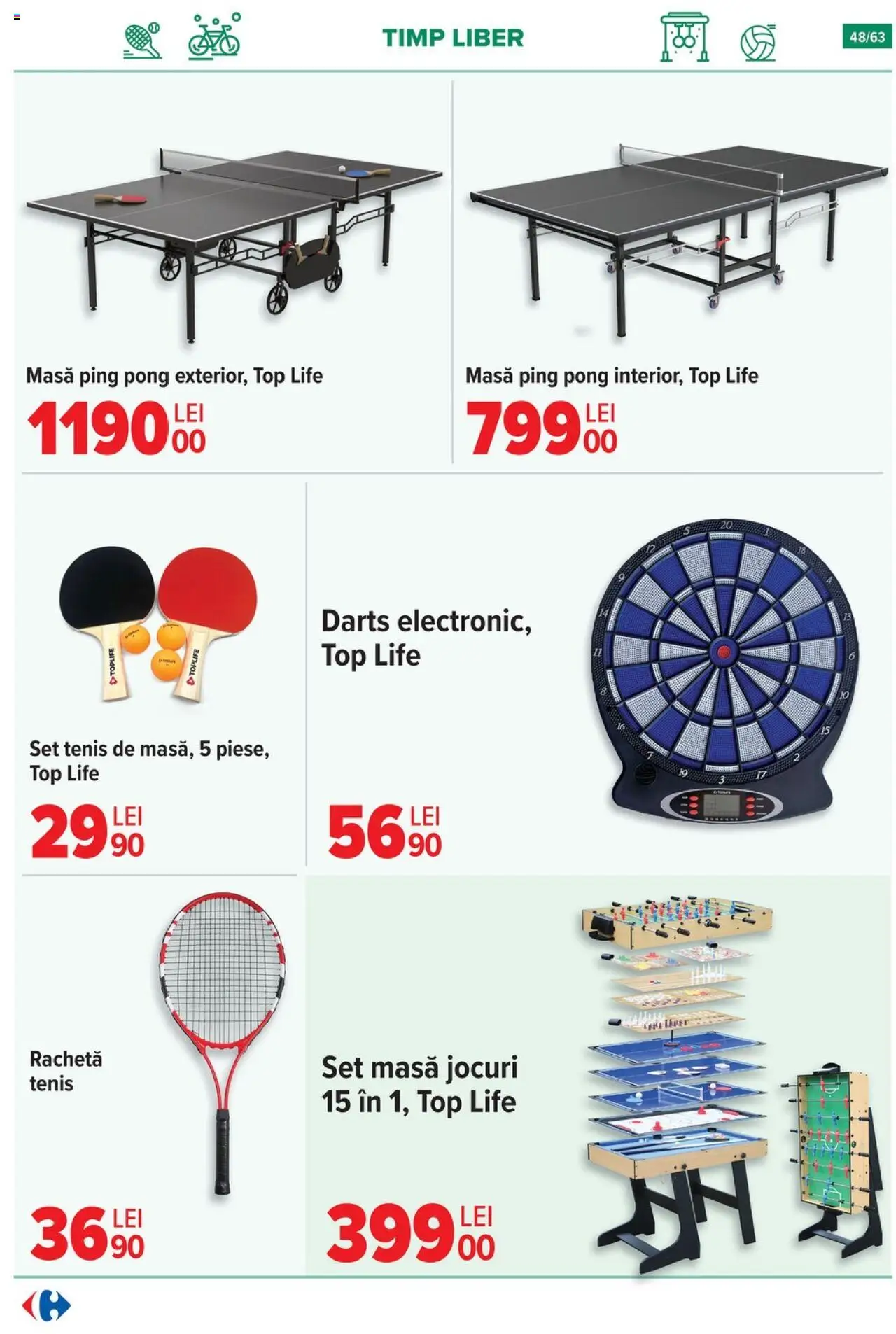 Noul catalog Carrefour – valabil de la 17.09.2025 | Pagină: 48 | Produse: Top, Masă