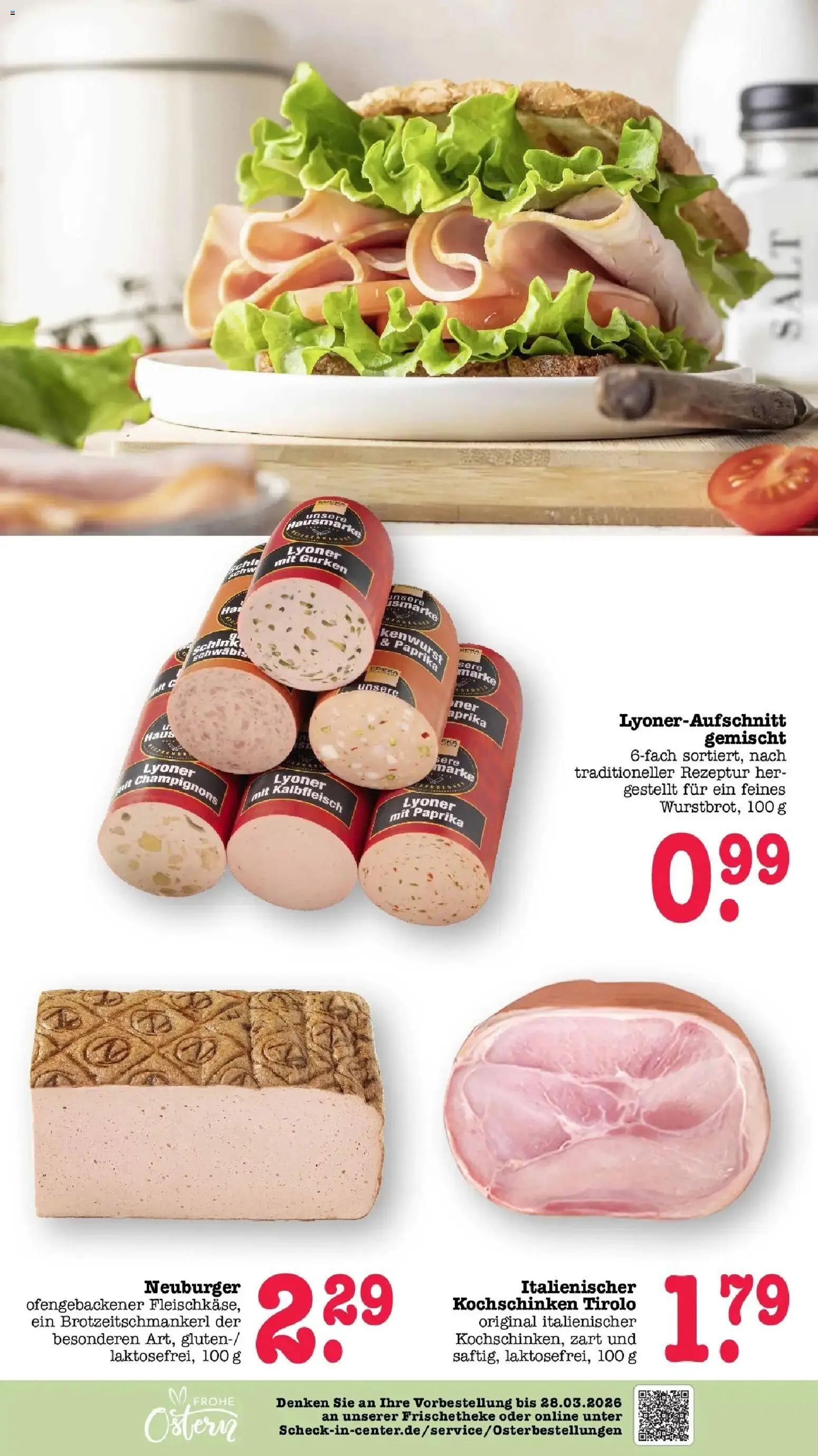 Edeka prospekt Offenbach	 – gültig ab 15.03.2026 | Seite: 4 | Produkte: Champignons, Paprika, Gurken