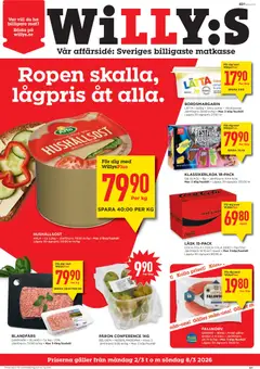 Willys erbjudanden - Förhandsvisning av reklamblad från butik Willys aktuell från 02.03.2026