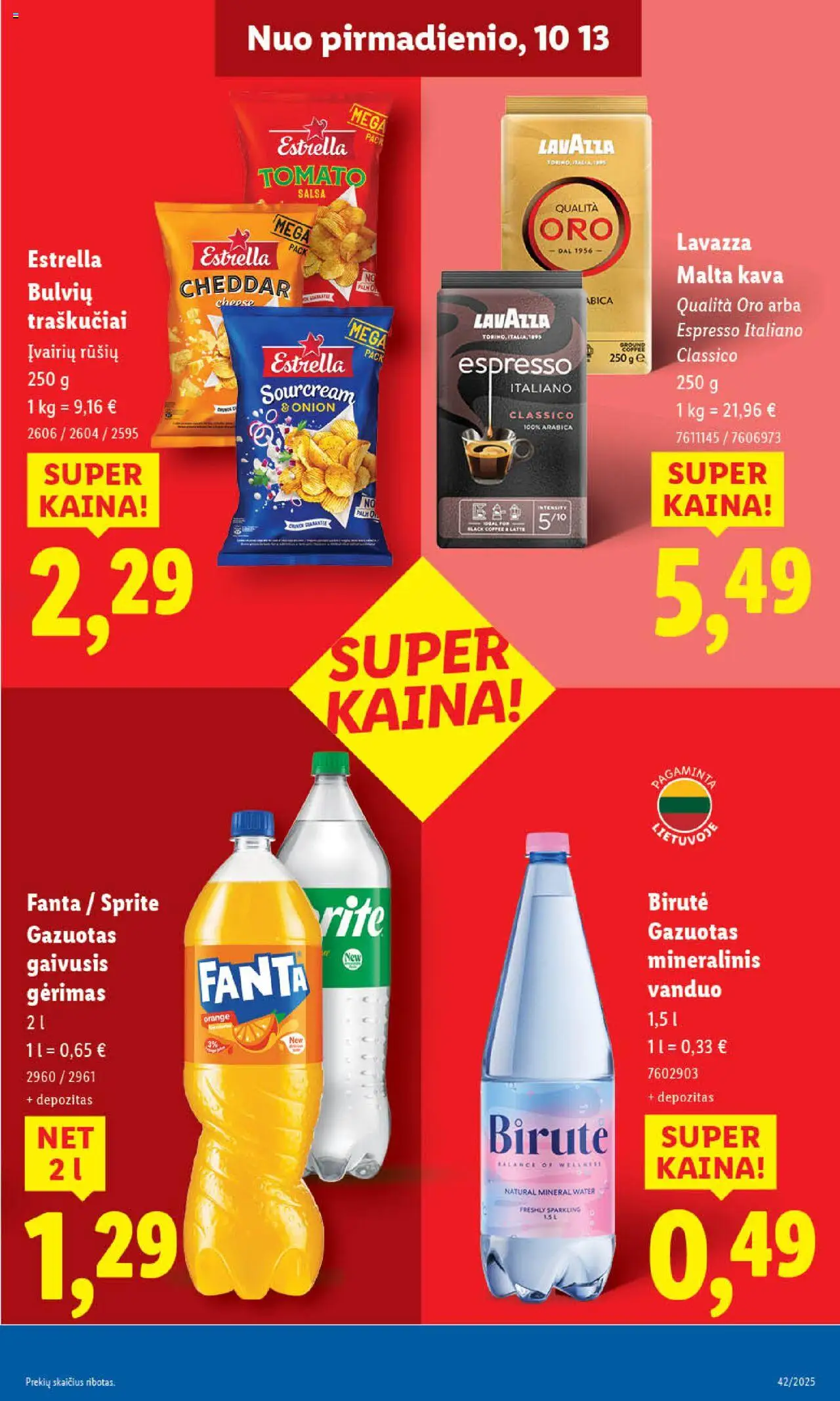 LIDL akcijos nuo 16.10.2025 | Puslapis: 39 | Prekių: Kava, Traškučiai