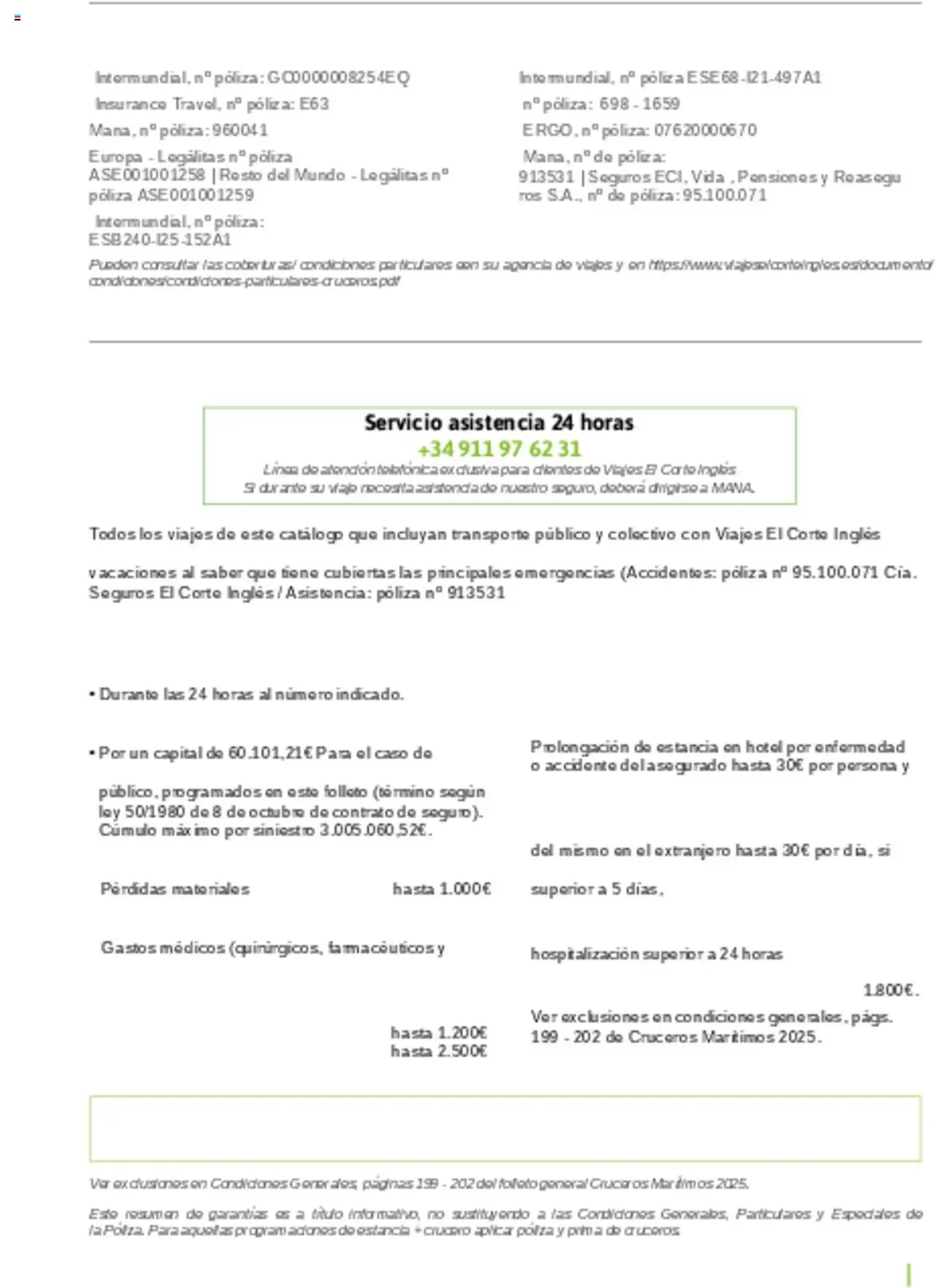 Viajes El Corte Inglés Rutas Culturales de la Comunidad de Madrid │ válido desde el 01.04.2025 | Página: 311 | Productos: General