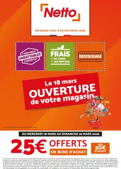 Netto - Prévisualisation de Netto - Découvrez votre magasin le 18 mars valide à partir de 18.03.2026