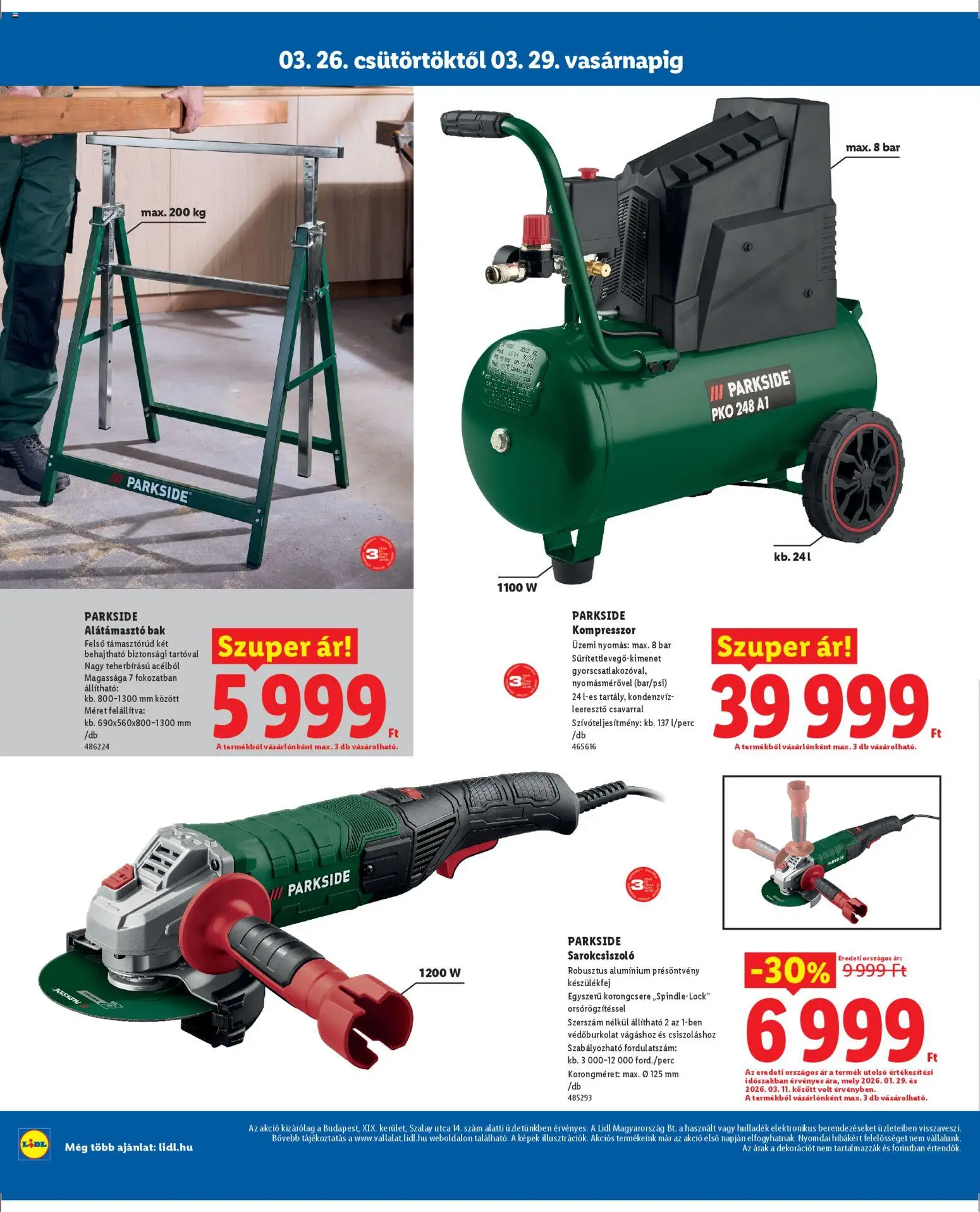 Lidl akciós ujság - amely érvényes a következő dátumtól: 26.03.2026 | Oldal: 6