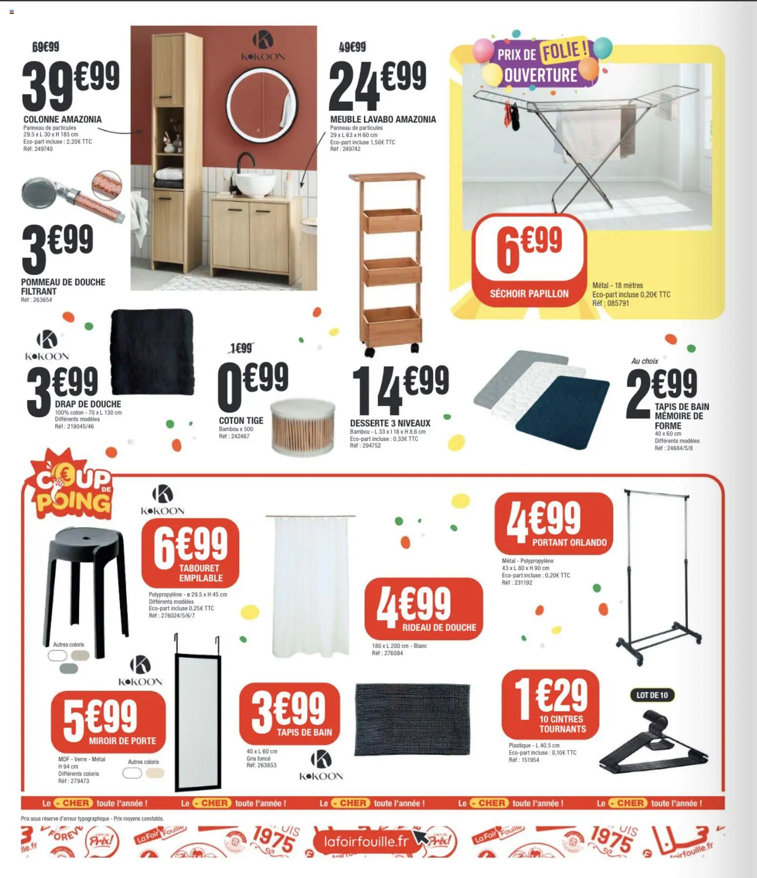 {H1} | Page: 6 | Produits: Meuble, Séchoir, Miroir, Tapis