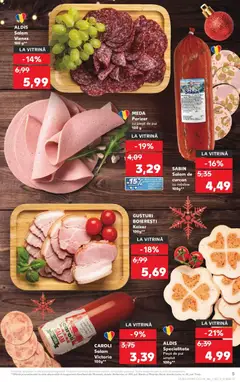 Ofertele Kaufland valabile de la 03.12.2025 | Pagină: 5 | Produse: Hacıyatmaz Kedi Oyuncağı, Măsline, Salam, Parizer