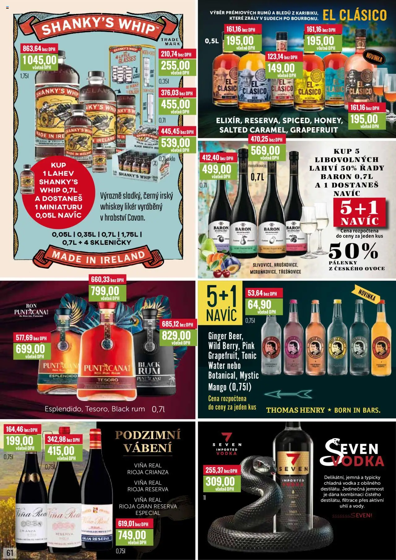 Ratio leták od 01.10.2025 | Strana: 62 | Produkty: Rum, Mango, Whiskey, Láhev