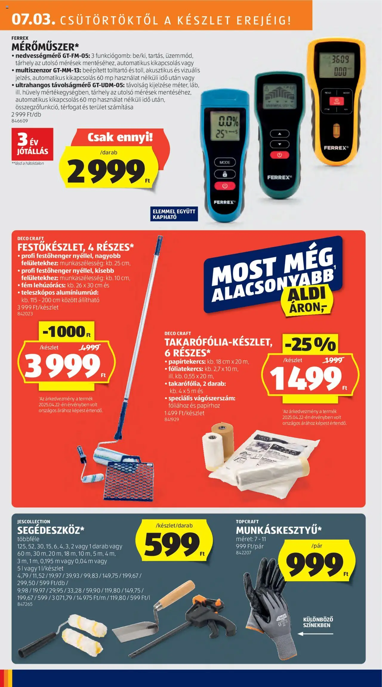 Aldi akciós ujság - amely érvényes a következő dátumtól: 03.07.2025 | Oldal: 24 | Termékek: Tolltartó, Távolságmérő