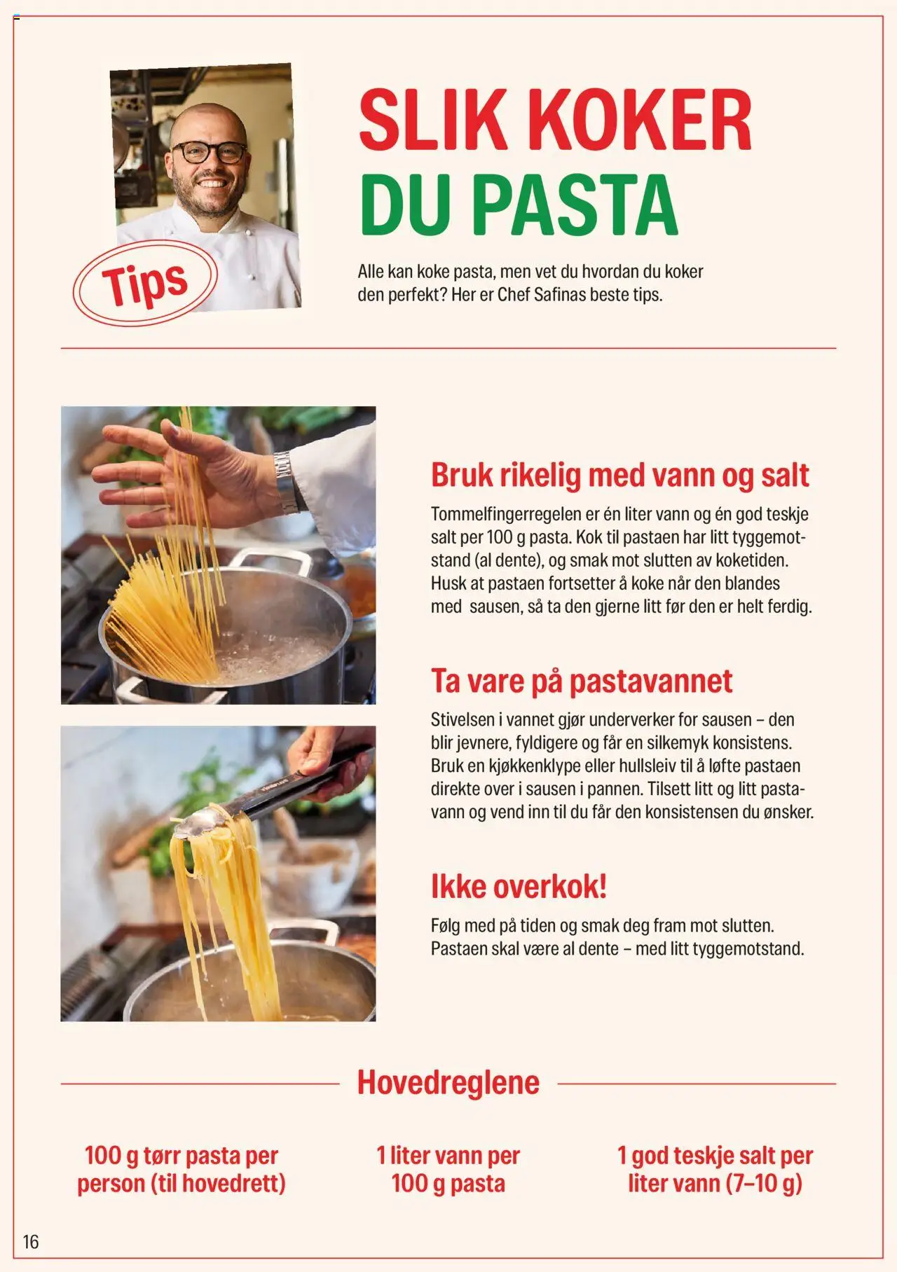  | Side: 16 | Produkter: Pasta, Суміш дитяча, Вермішель