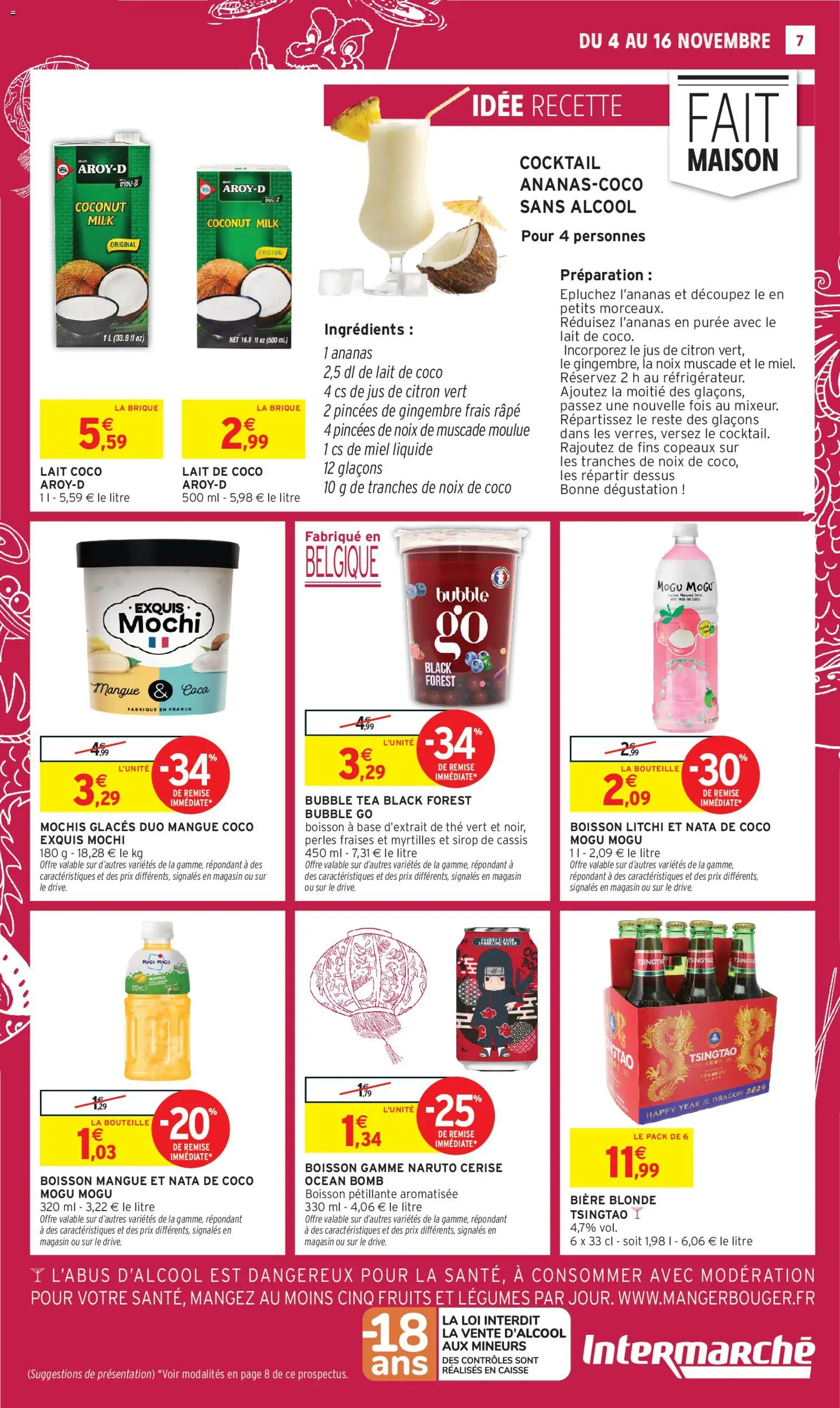 {H1} | Page: 7 | Produits: Citron vert, Base, Lait, Bière