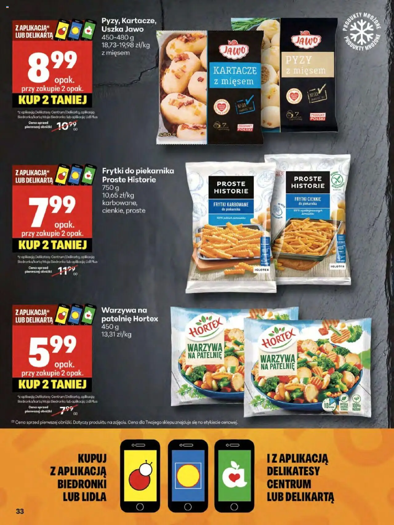 Delikatesy Centrum Gazetka - Sklepy Własne od 14.08.2025 | Strona: 33 | Produkty: Delikatesy, Patelnie, Frytki, Warzywa