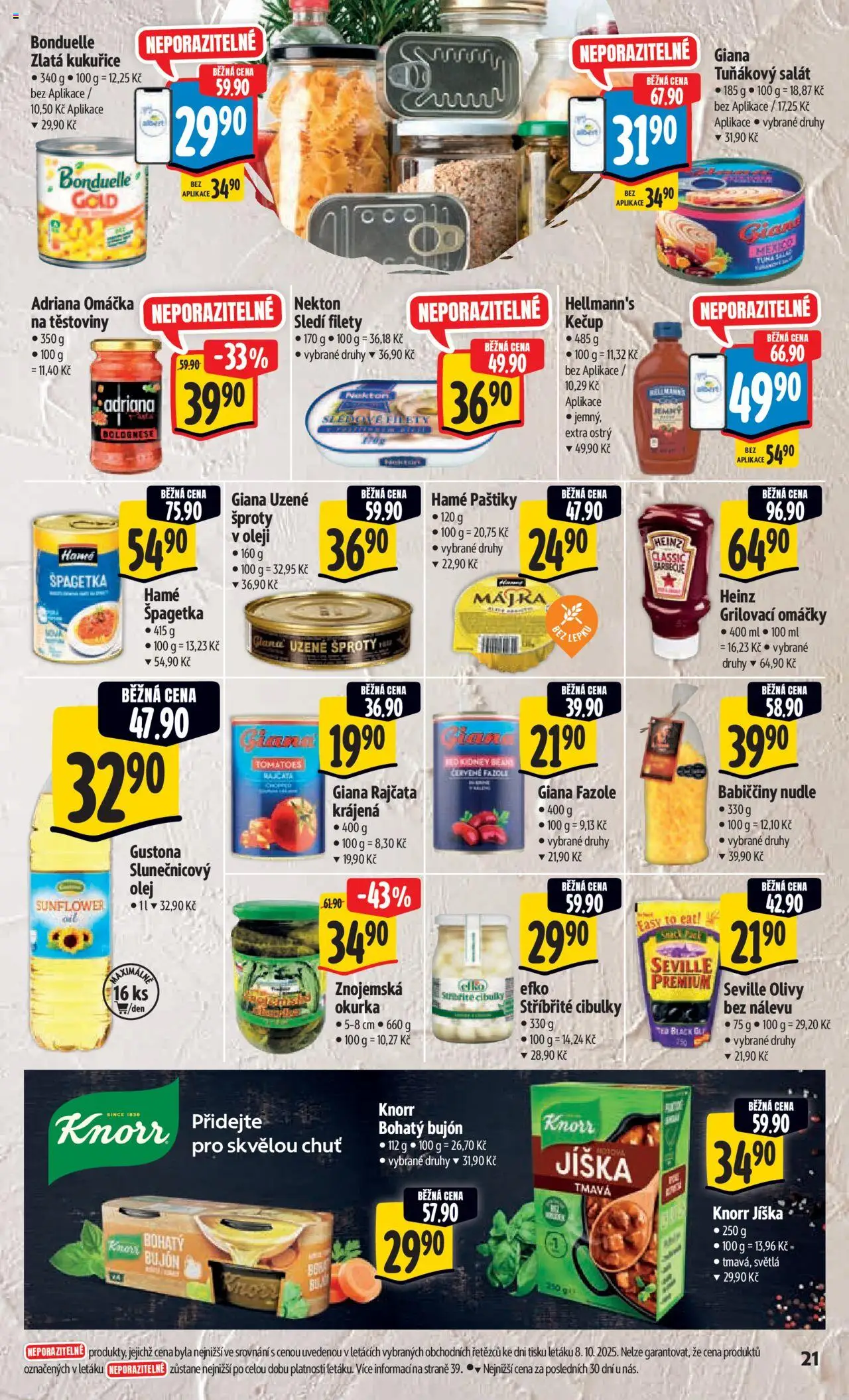 Albert leták - Hypermarket od 15.10.2025 | Strana: 30 | Produkty: Jíška, Salát, Bujón, Tuňákový salát