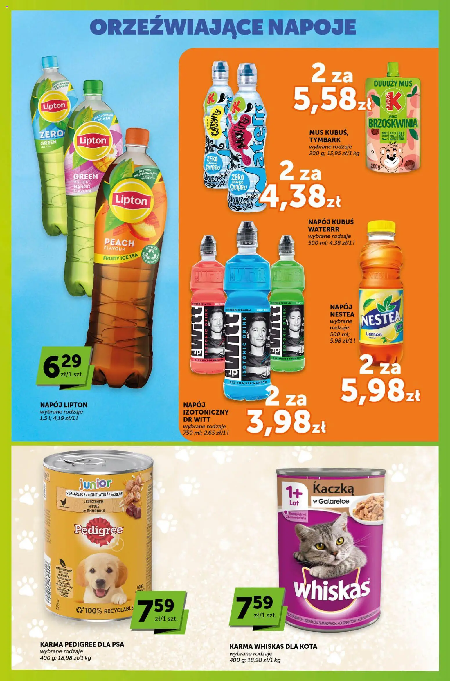 Euro Sklep gazetka - Sprawdź, co więcej od 19.03.2026 | Strona: 4 | Produkty: Brzoskwinia, Ice Tea, Kaczka, Pedigree