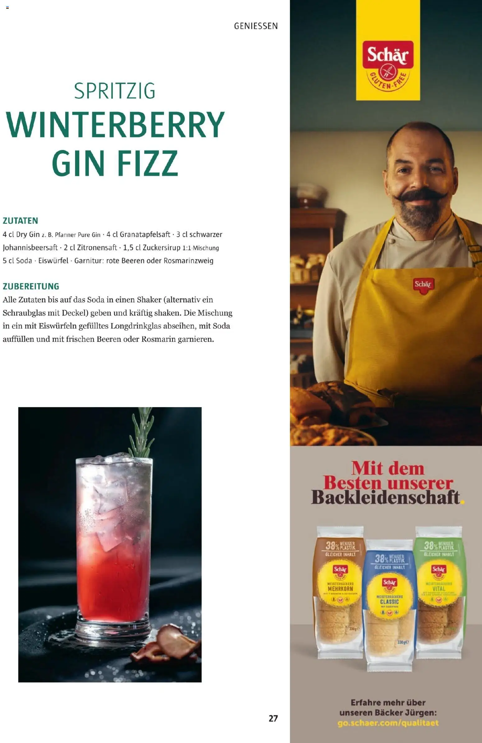 Sutterlüty B’sundrig Magazine gültig ab 17.11.2025 | Seite: 27 | Produkte: Gin