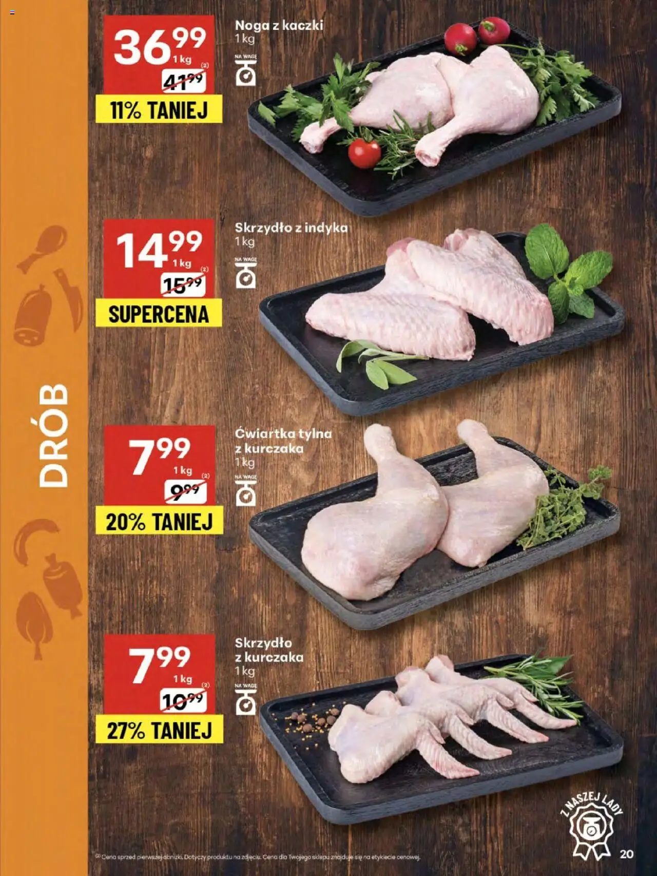 Delikatesy Centrum Gazetka od 07.08.2025 | Strona: 20 | Produkty: Noga z kaczki