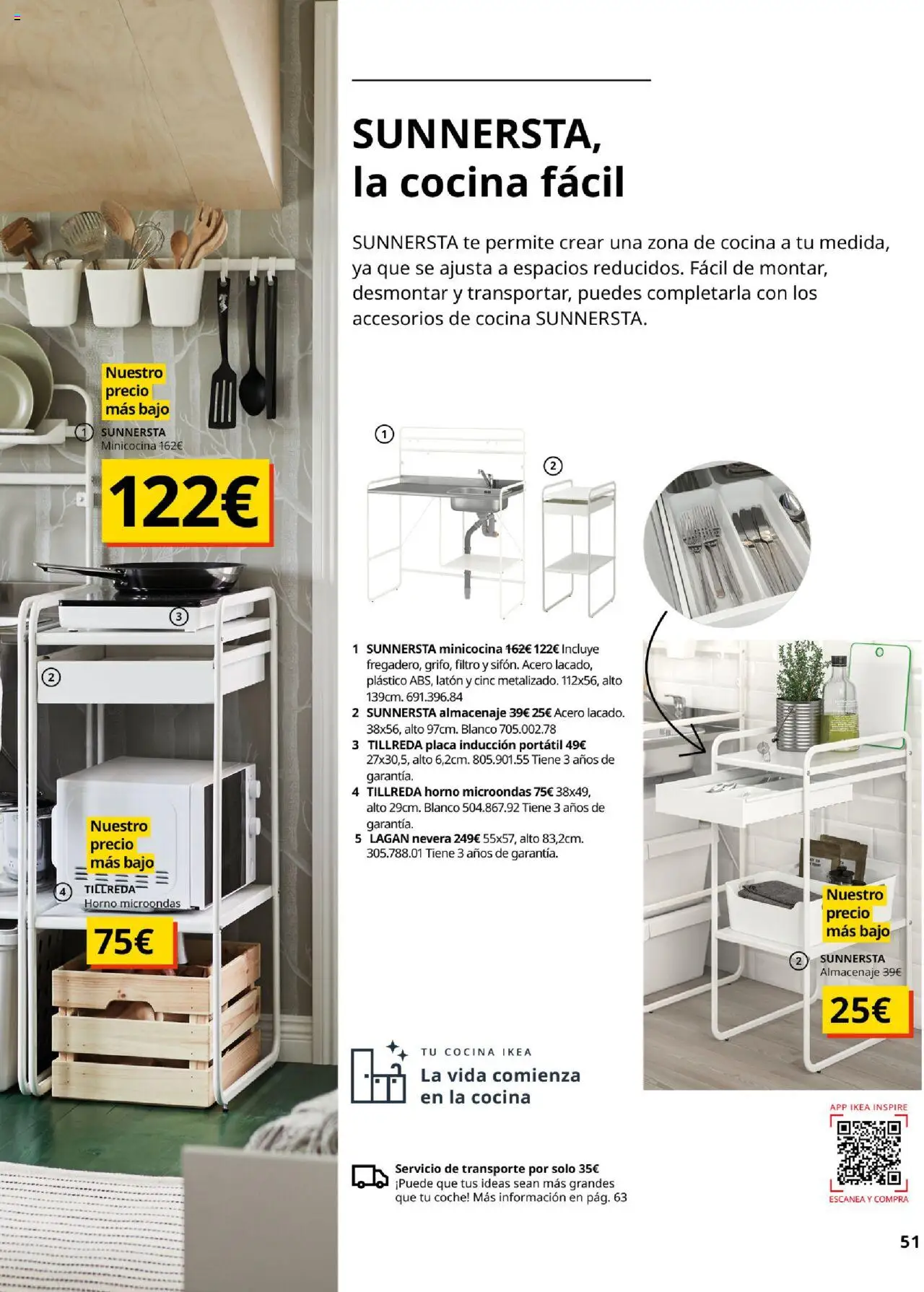 Catálogo IKEA Cocinas │ válido desde el 01.09.2025 | Página: 51 | Productos: Horno, Horno microondas, Cocina, Nevera