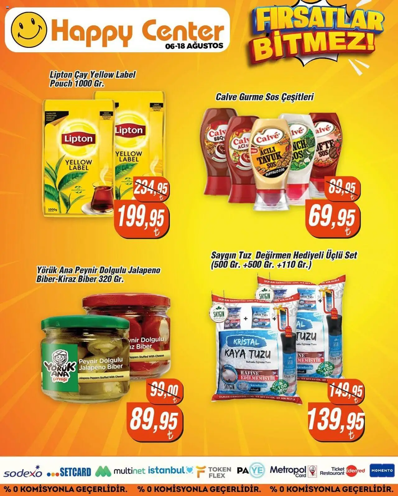 Happy Center Katalog - 06.08.2025 tarihinden itibaren geçerlidir | Sayfa: 22 | Ürünler: Peynir, Sos, Tuz, Biber