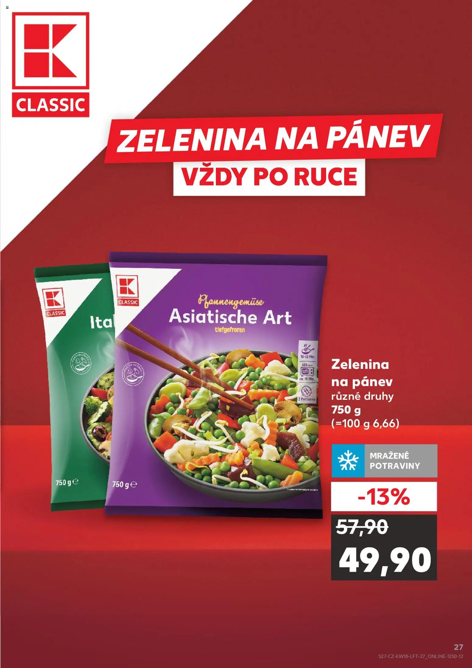 Kaufland leták - Chomutov od 29.04.2026 | Strana: 27 | Produkty: Pánev, Zelenina, Potraviny