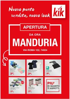 Anteprima del volantino KiK - KiK volantino fino al 09.11.2025 valido a partire dal 05.11.2025