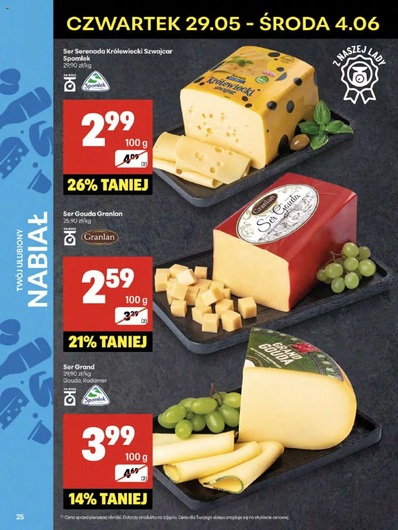 Delikatesy Centrum Gazetka od 29.05.2025 | Strona: 25 | Produkty: Ser, Ser gouda