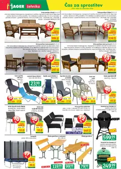 Jager katalog tehnika │ velja od 20.08.2025 | Stran: 9 | Izdelki: Ležalnik, Vrtni stol, Dvosed, Trampolin
