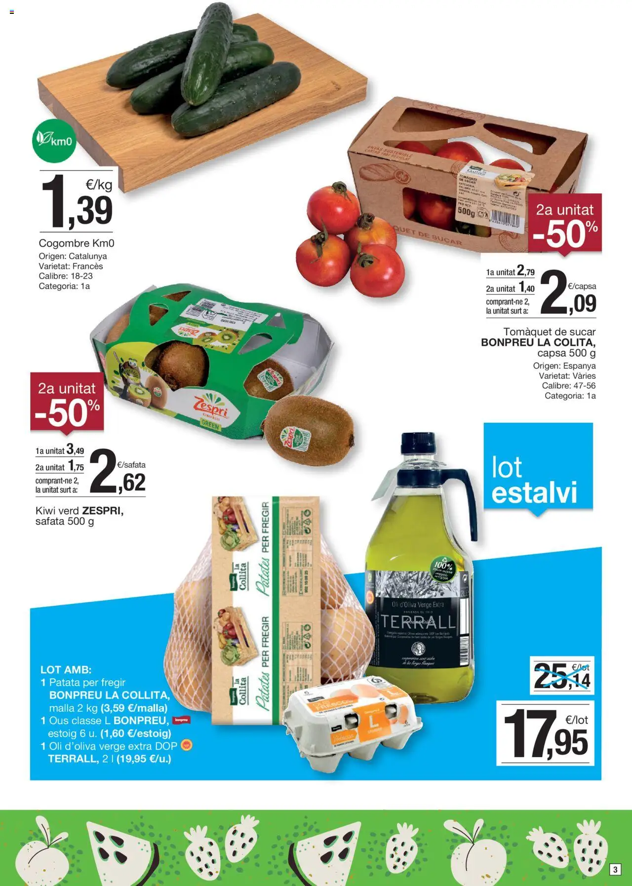 Bonpreu folleto │ válido desde el 01.07.2025 | Página: 3 | Productos: Kiwi