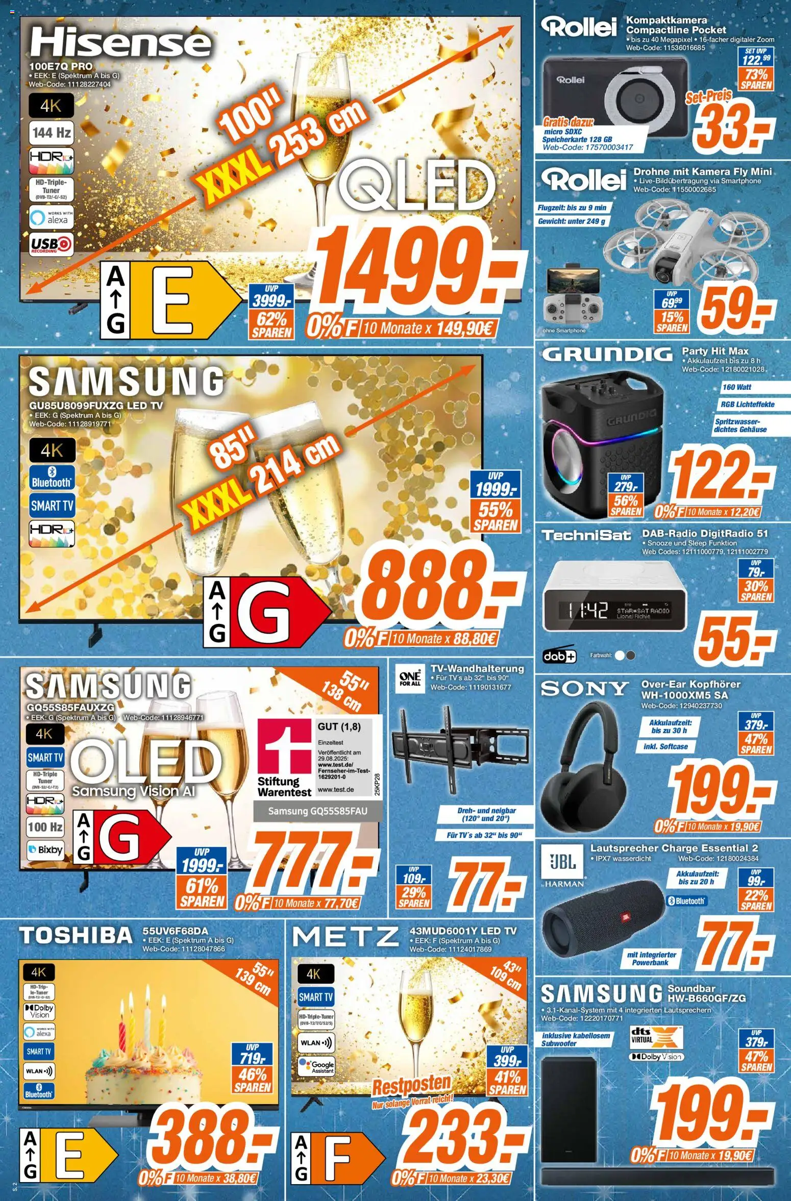 Expert Giessen – gültig ab 30.03.2026 | Seite: 2 | Produkte: Hisense, Samsung, Smart TV, Kopfhörer