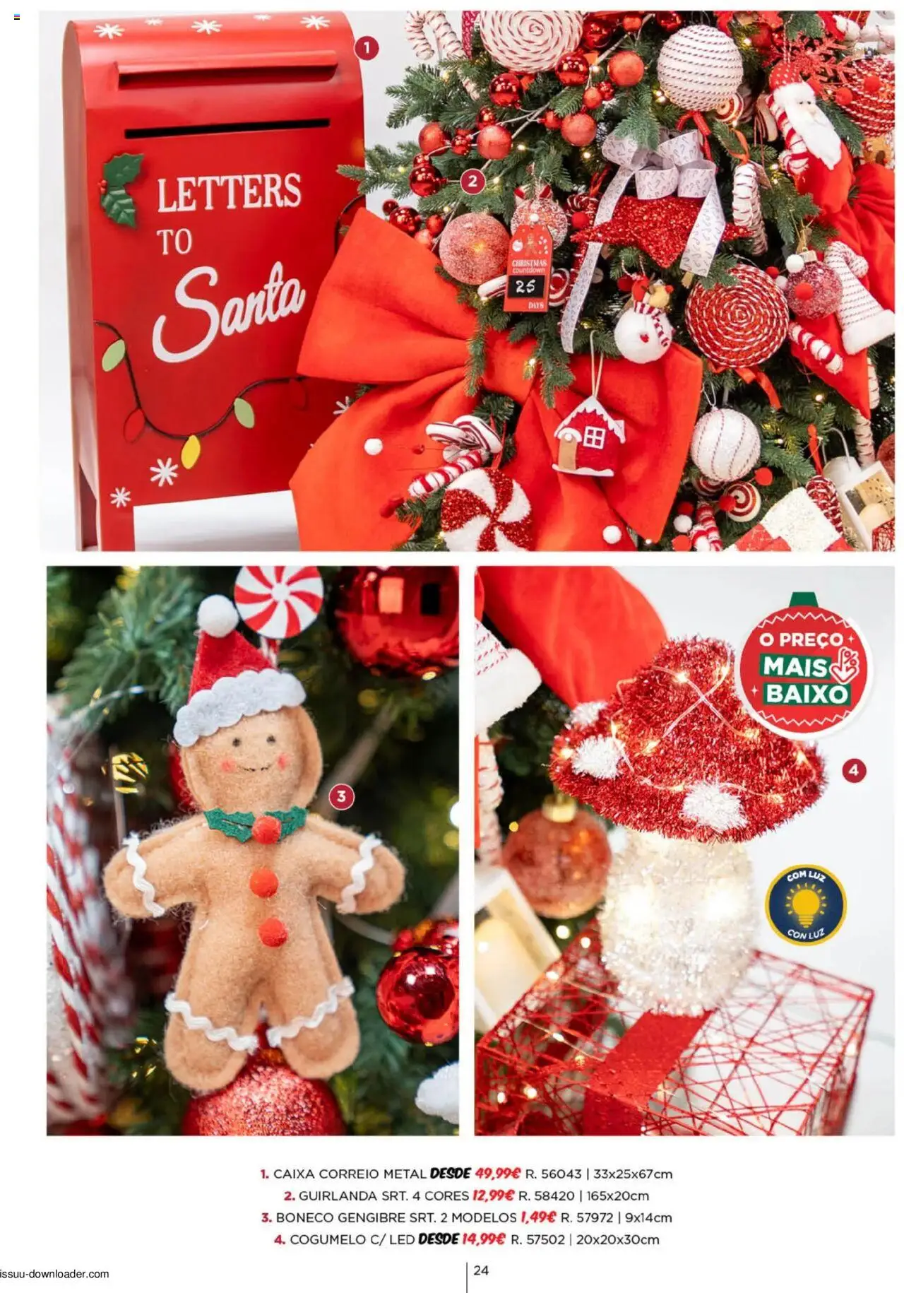 Espaço Casa Catálogo de Natal 2025 │ válido de 11.10.2025 | Página: 24 | Produtos: Caixa
