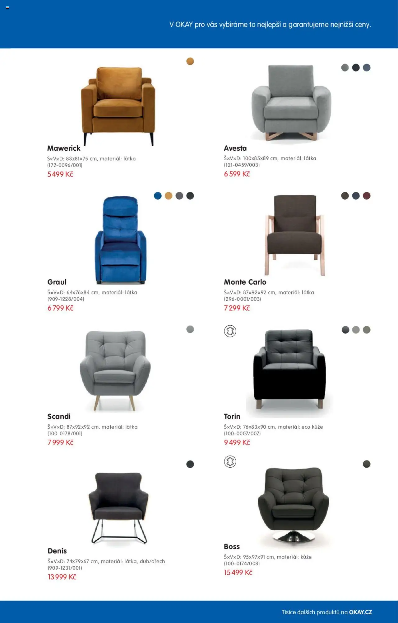 OKAY katalog - Sedačky od 01.03.2023 | Strana: 25 | Produkty: Sušák na prádlo, Držák na mobil, Hřeben na vousy, Brýle pro vr