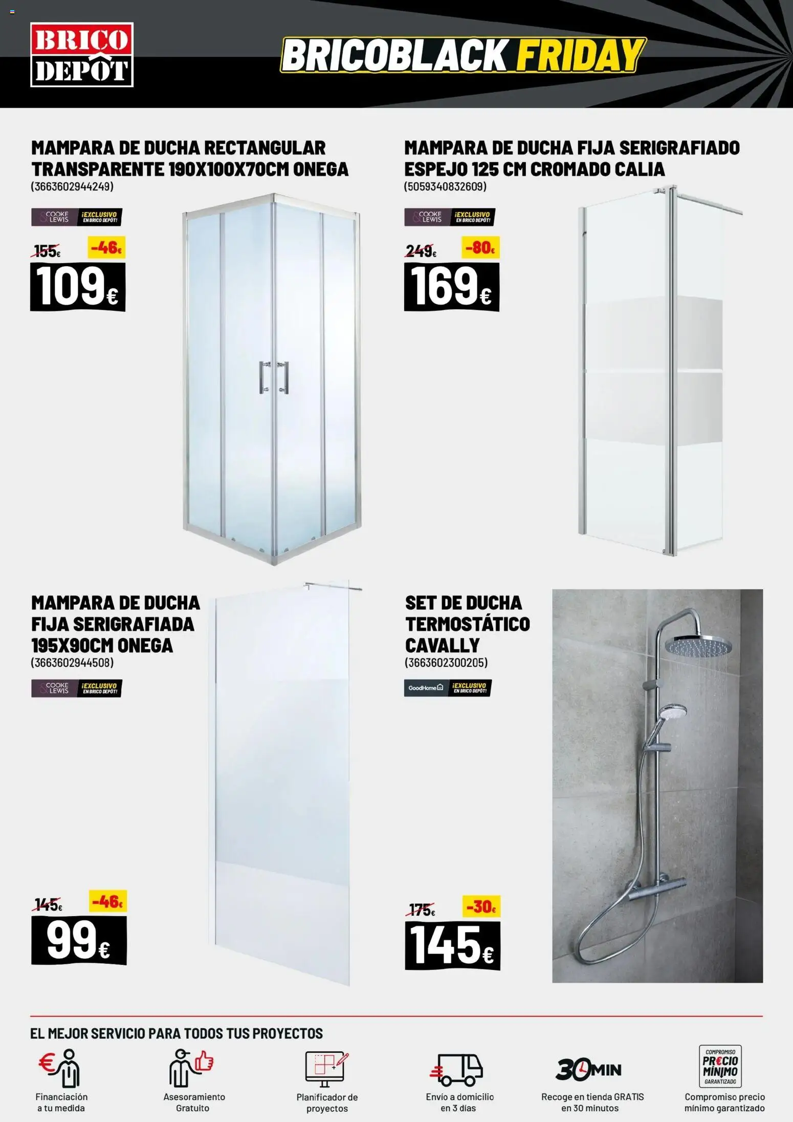 Brico Depôt - Black Friday │ válido desde el 31.10.2025 | Página: 6 | Productos: Ducha, Espejo