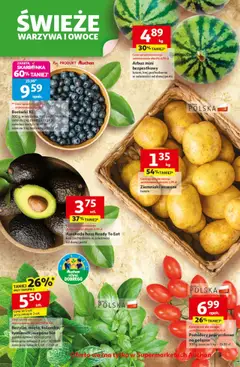 Auchan Gazetka od 24.07.2025 | Strona: 3 | Produkty: Arbuz, Oregano, Warzywa, Owoce