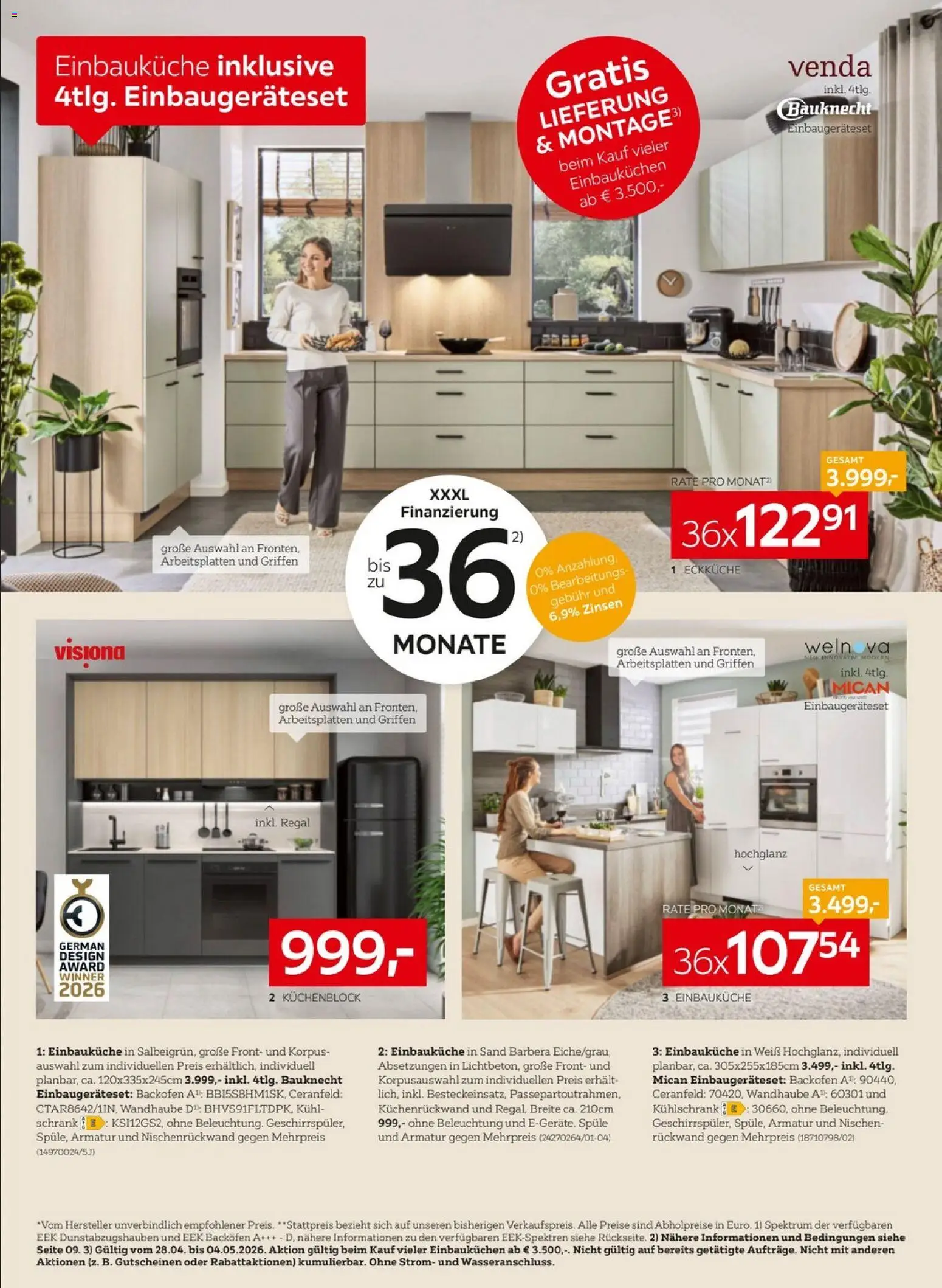 XXXLutz Prospekt aktuell gültig ab 28.04.2026 | Seite: 6 | Produkte: Kühlschrank, Regal, Schrank