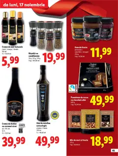 Ofertele Lidl valabile de la 23.10.2025 | Pagină: 45 | Produse: Cremă, Portocale, Condimente, Mango