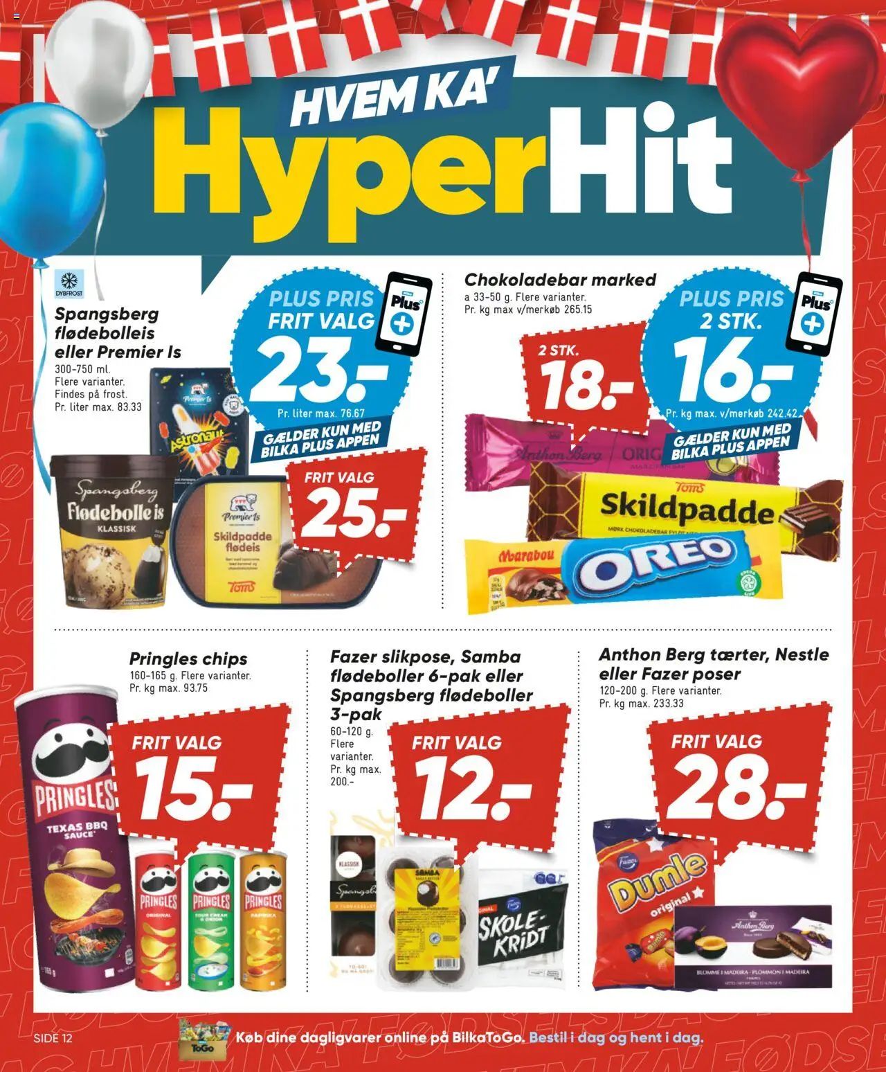 Bilka Tilbudsavis gyldig fra 08.08.2025 | Side: 12 | Produkter: Chips, Flødeboller, Oreo, Paprika