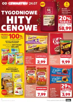 Kaufland gazetka od 24.07.2025 | Strona: 6 | Produkty: Galaretka, Bourbon, Kawa ziarnista, Cukier