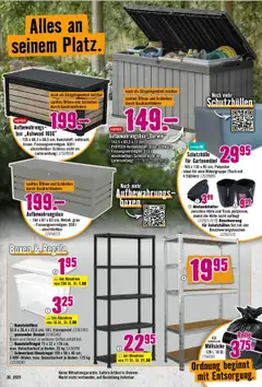 Hornbach Prospekt 	 – gültig ab 08.09.2025 | Seite: 9 | Produkte: Hülle, Tisch, Gartenmöbel, Box