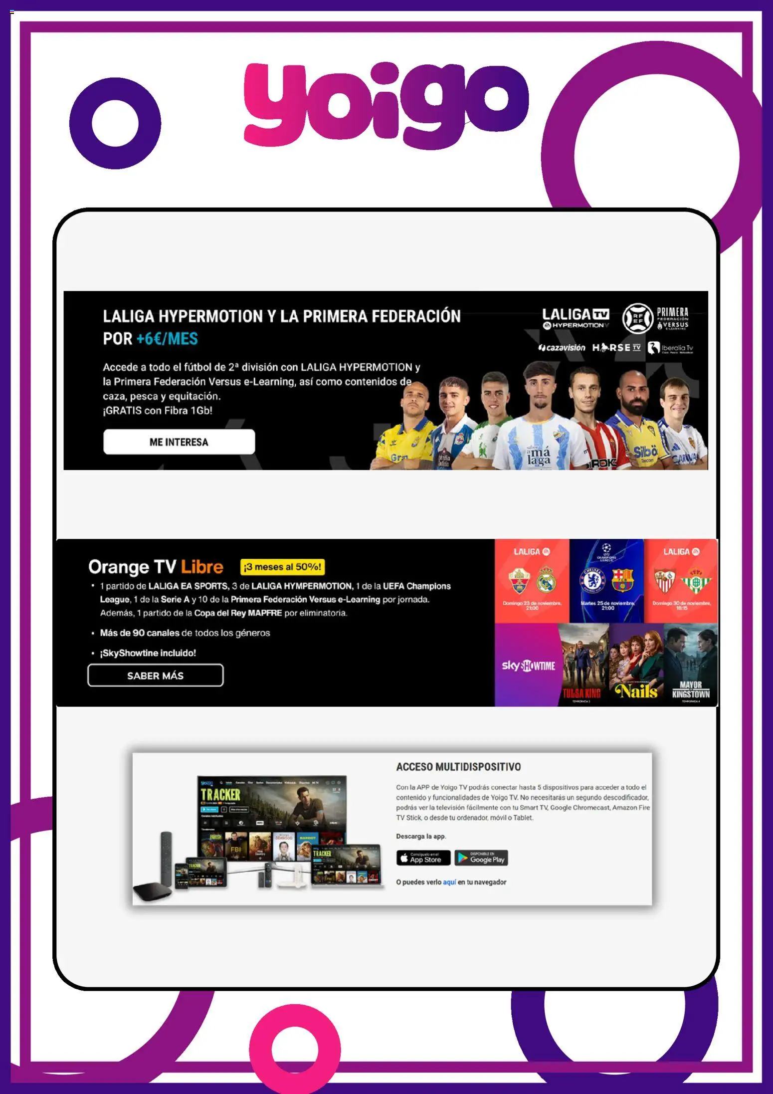 Yoigo ofertas │ válido desde el 15.12.2025 | Página: 3 | Productos: Televisión