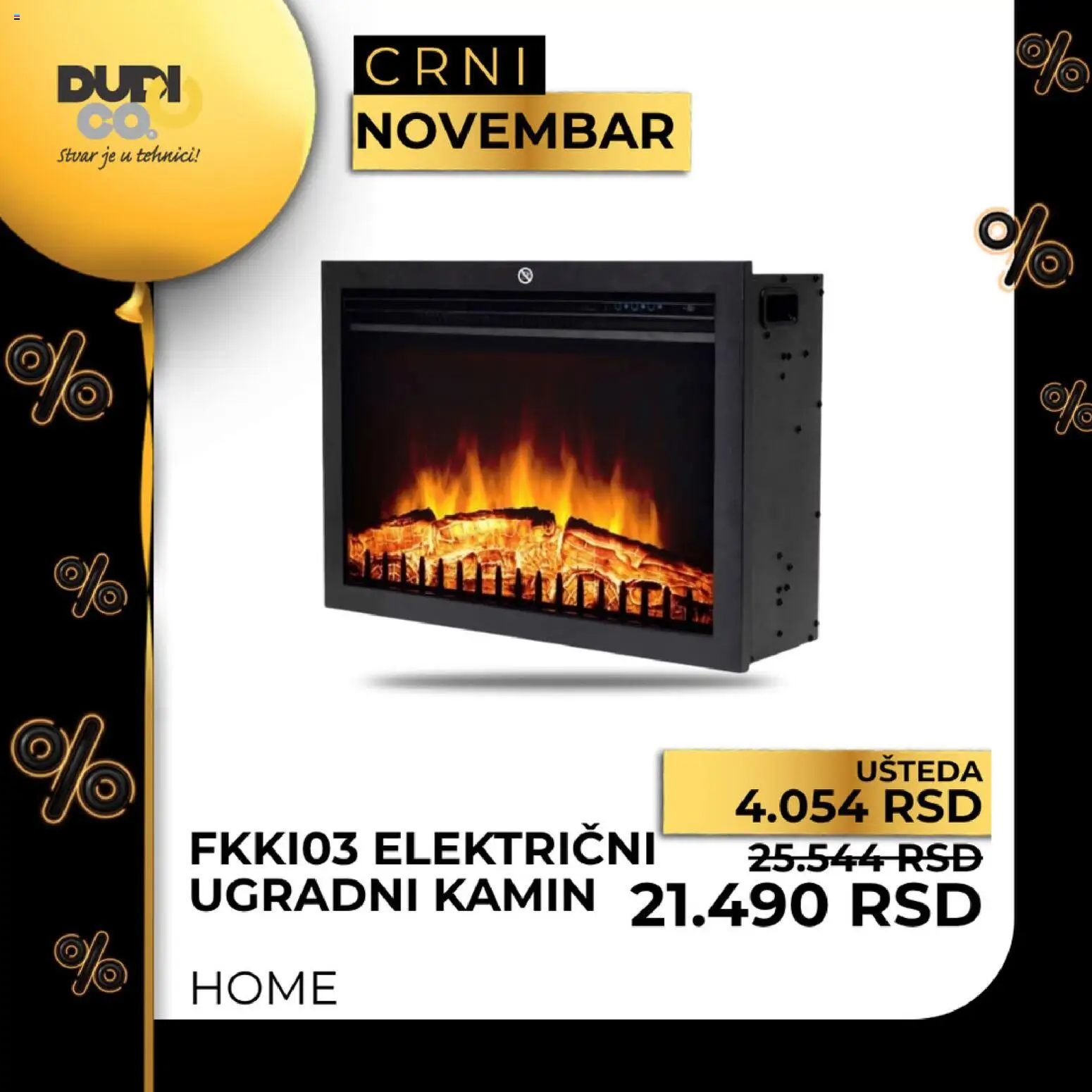 Dudi co. katalog - važi od 10.11.2025 | Strana: 14 | Proizvode: Kamin