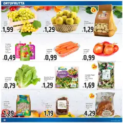 Anteprima del volantino Volantino Paghi Poco	 valido a partire dal 10.10.2025 | Pagina: 2 | Prodotti: Patate, Frutta, Mandorle, Arachidi