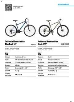 Jumbo Aktionen Dein Velo 2025 ab 21.02.2025 gültig | Seite: 21 | Produkte: Mountainbike, Gewicht