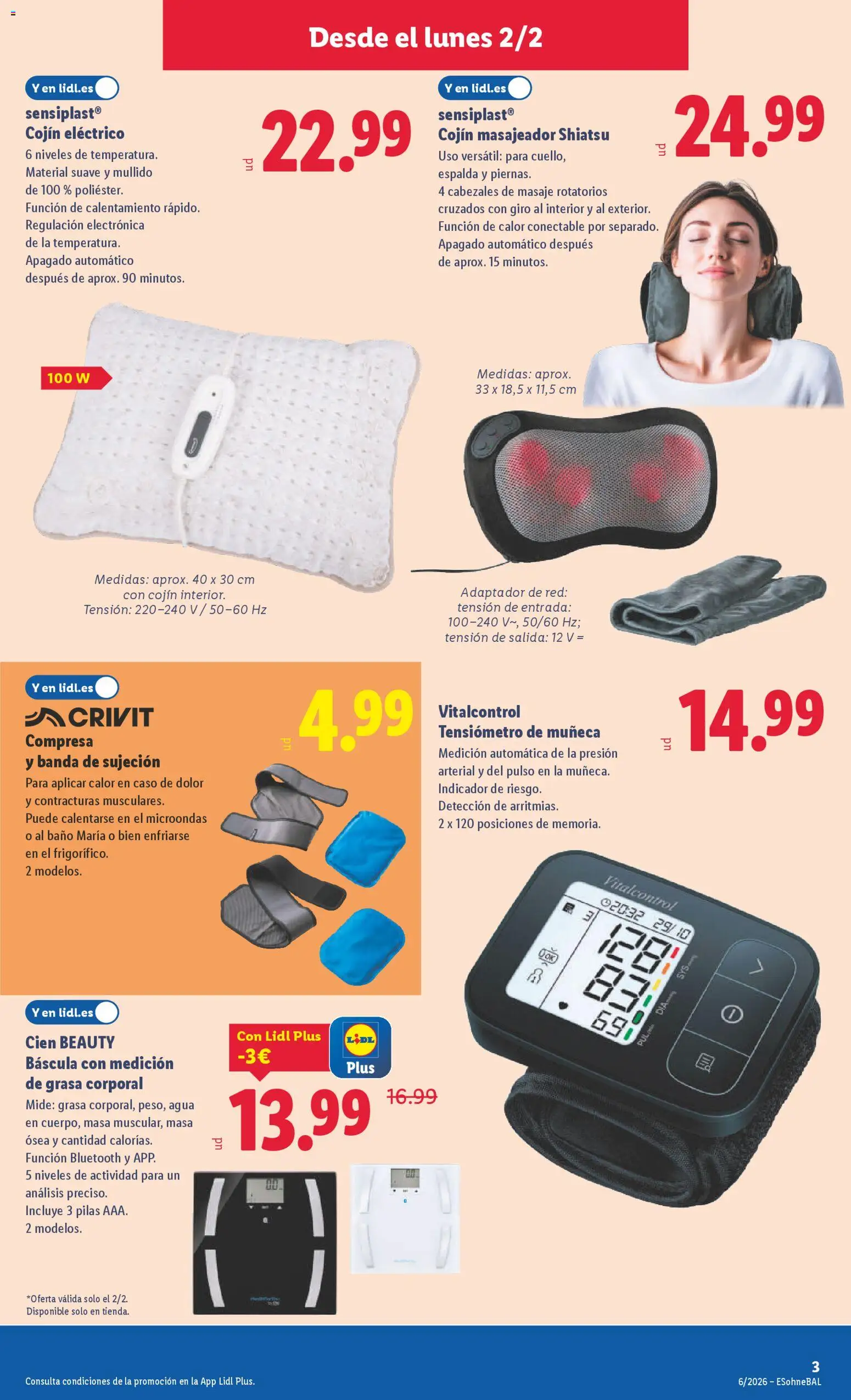 Lidl folleto de bazar │ válido desde el 02.02.2026 | Página: 5 | Productos: Muñeca, Adaptador, Body, Baño